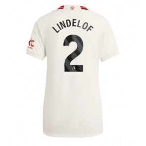 Manchester United Victor Lindelof #2 Tredje Tröja Kvinnor 2023-24 Kortärmad
